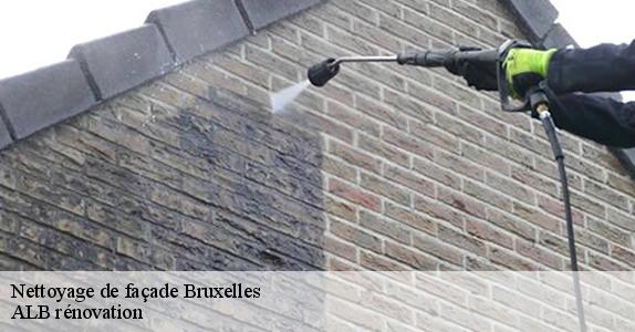 Nettoyage de façade  bruxelles-1000 ALB rénovation