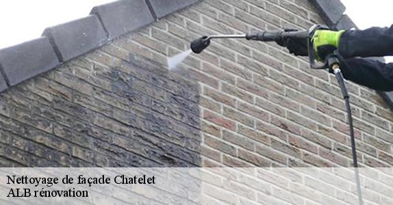 Nettoyage de façade  chatelet-6200 ALB rénovation